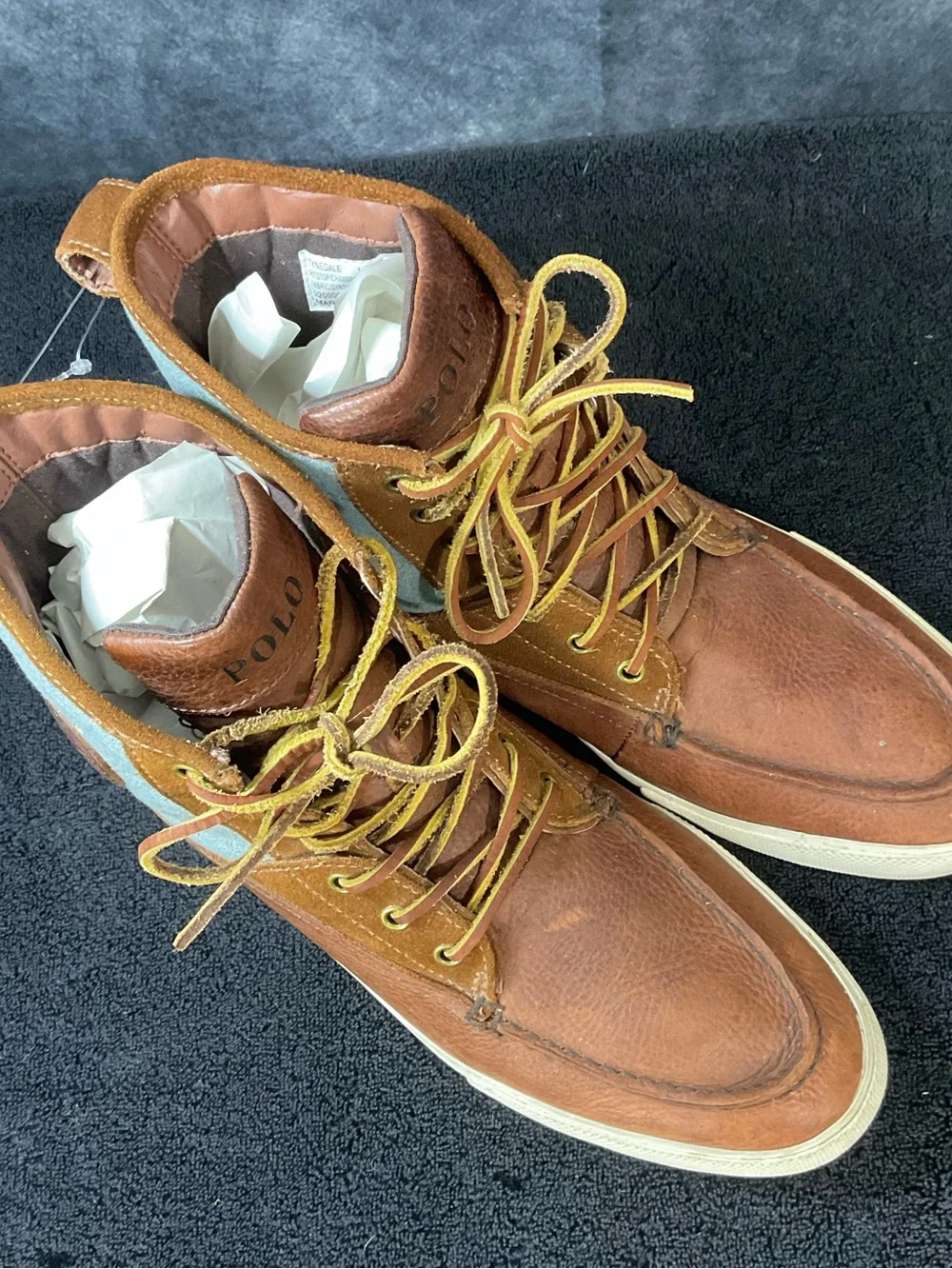 Polo by Ralph Lauren Size 12 Tynedale Brown Leather Boots
